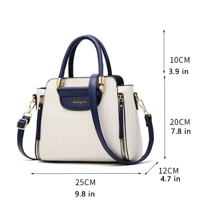 Bolsa de contraste Crossbody.