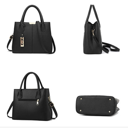 Bolsa de designer elegante e luxo de couro.