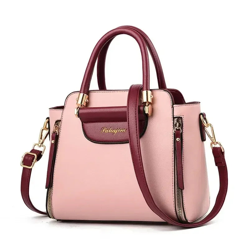 Bolsa de contraste Crossbody.