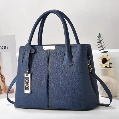Bolsa de designer elegante e luxo de couro.